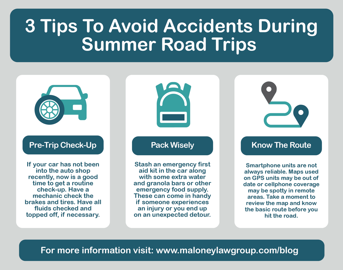 3 Tips to Avoid Accidents During Summer Road Trips